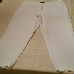 White capri pants
