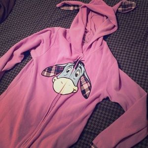 Adult Eeyore onesie pajamas