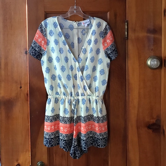 Foi Clothing printed Romper