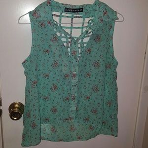 Cute teal tank