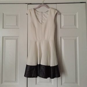 Cute Black and White Skater Dress