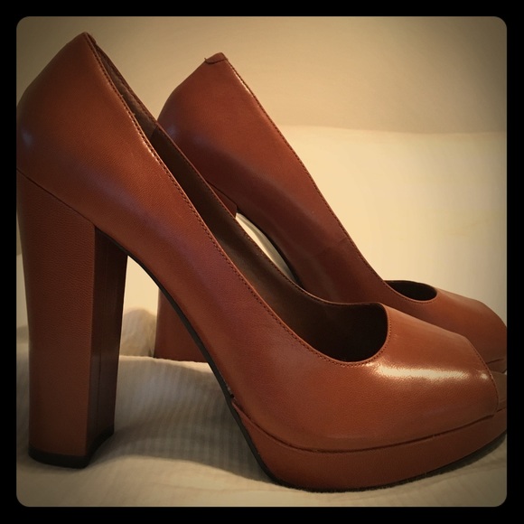 Lauren by Ralph Lauren Peep Toe Heels