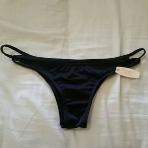 Black Victoria's Secret cheeky bikini bottoms