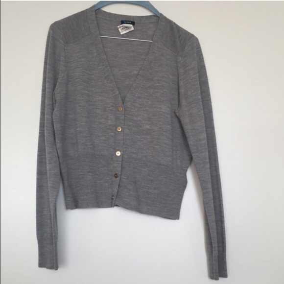 J. Crew Cardigan with Gold Buttons