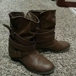 Brown boots