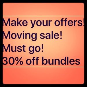 Happy new year moving sale!!