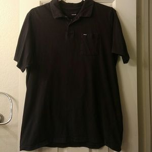 Men's Hurley Black Polo