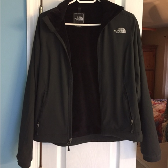 RARE North Face jacket with velour fleece inside