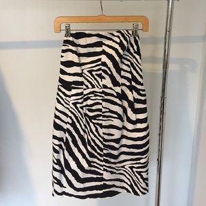 Express Zebra striped dress