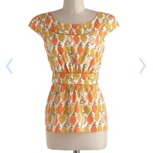 Modcloth citrus shirt