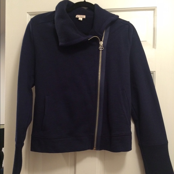 Gap navy blue moto sweatshirt