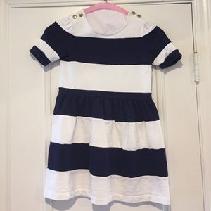 Navy/White Stripe Gymboree Dress