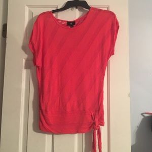 IZ Byer Juniors Large Shirt with Lace Back