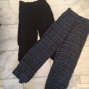 Lot of 2 wide leg Aerie pajama pants