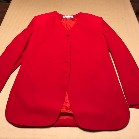 FLASH SALE! Jones New York Red Blouse Long Sleeve