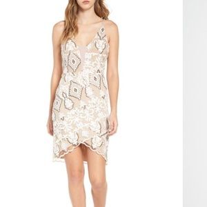 White lace dress NYE or holiday dress!