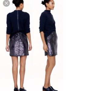 ✨J.Crew navy sequin mini skirt!✨