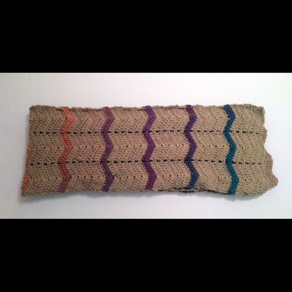 Crocheted ombre scarf