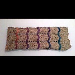 Crocheted ombre scarf