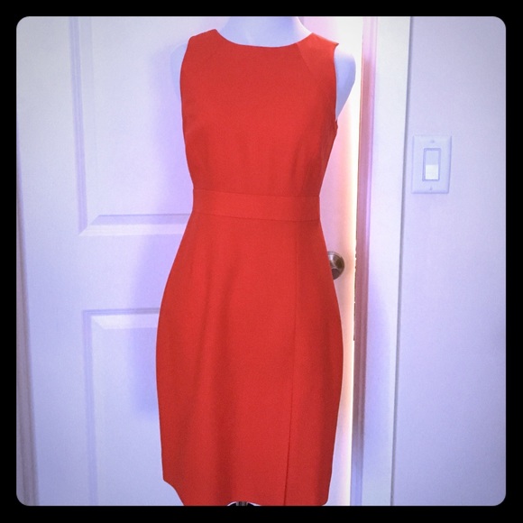 JCrew orange dress