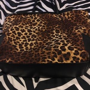 Stuart Weitzman large bag with leather bottom