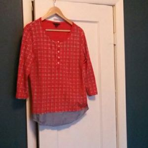 Tommy Hilfiger mock layered top