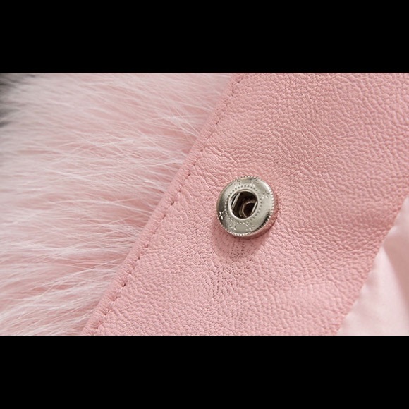 Faux fur winter coat 3/4 sleeve - Picture 4 of 4