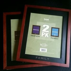 New..2 matching 8x10 picture frames