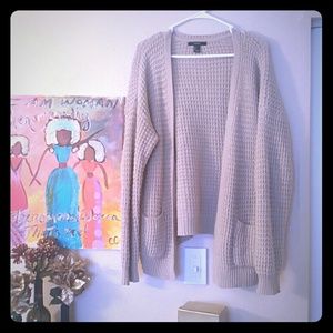 Thick cable knit sweater