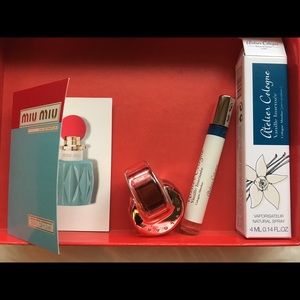 Perfume bundle Atelier Cologne, Miumiu, Bvlgari