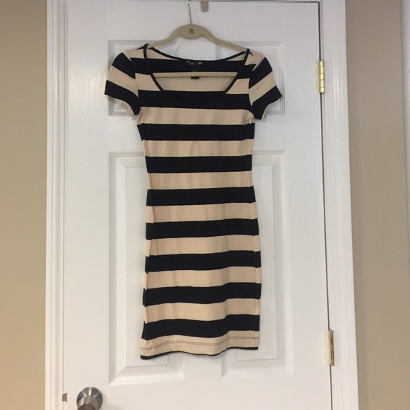 H&M Striped Cotton Dress