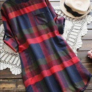 Cupshe Plaid Dress