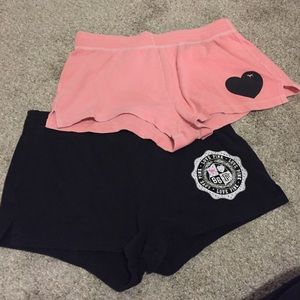 2 pairs of Victoria Secret Pink shorts