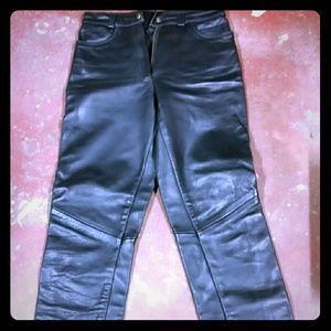 Leather pants