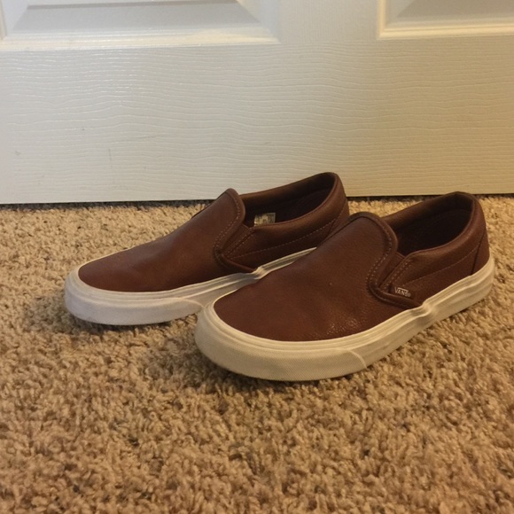vans cognac leather