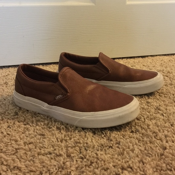 vans cognac leather