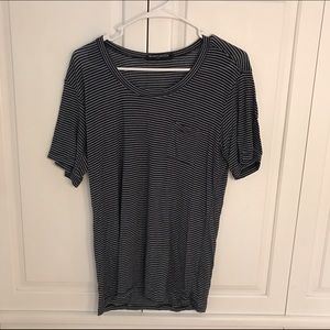 Brandy Melville Navy Stripe Tee