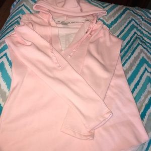 Light pink Victoria's Secret hooded sweatshirt