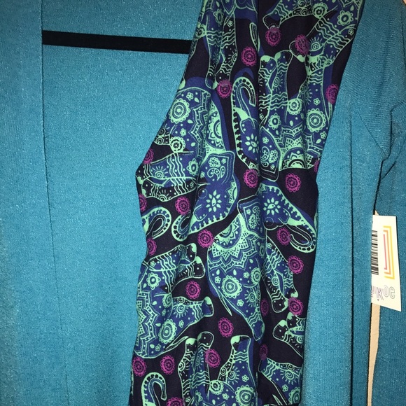 Lularoe UNICORN elephant leggings and Sarah