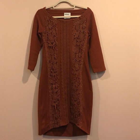 Free People Rust Fall/Winter Dress