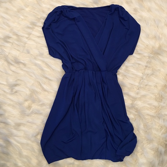 Francesca's cobalt blue dress