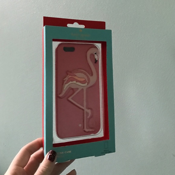 Kate spade flamingo silicone case iPhone 6