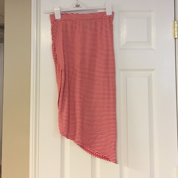 Red striped Skirt