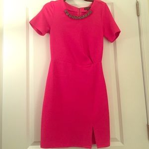 Jessica Simpson Hot Pink Embellished Dress