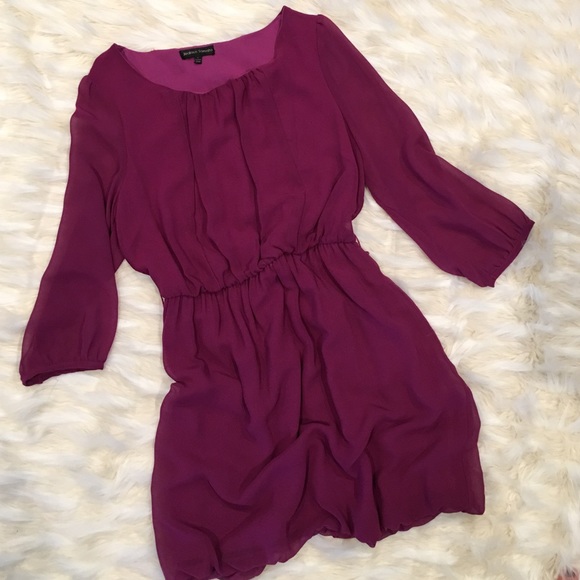 Francesca's jealous tomato purple dress