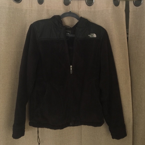 North face fleece jacket with hood