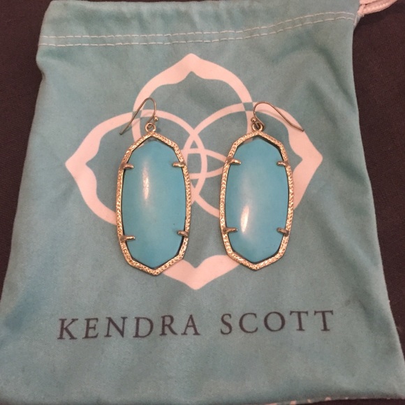 Kendra Scott Danielle turquoise earrings