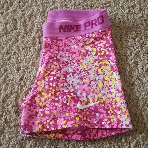 Nike pro spandex shorts