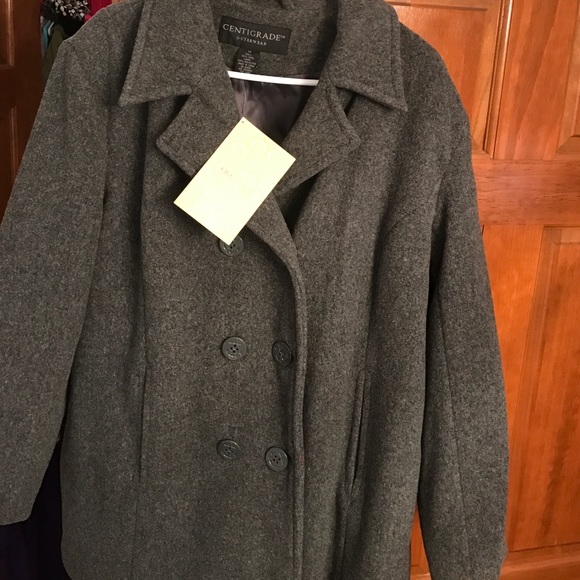 NWT Centigrade wool peacoat