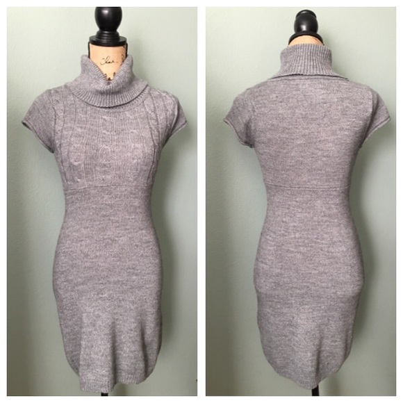 Dresses & Skirts - Gray knitted sweater dress! Size small!